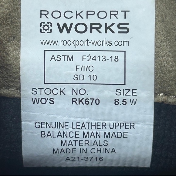 Rockport Women’s Blue and Tan Moccasins with Classic Design - Picture 7 of 10